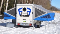 Farfalla Camper: Transportna prikolica s dva kreveta