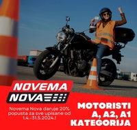 Pohaate autokolu? Novema Nova nudi vam 20 posto popusta na opremu!