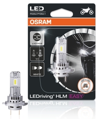 Ampoule LED Moto OSRAM H7/H18 - Phare Feu De Route/Croisement 6500K Blanc Froid | Pour Usage Tout-Terrain Uniquement
